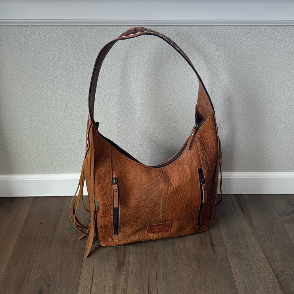 American Darling leather handbag.